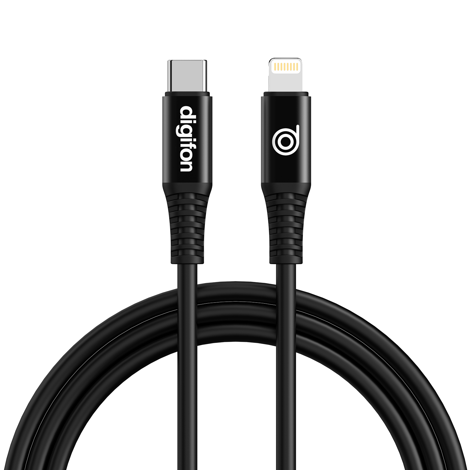 charging cable with type c and lightning end