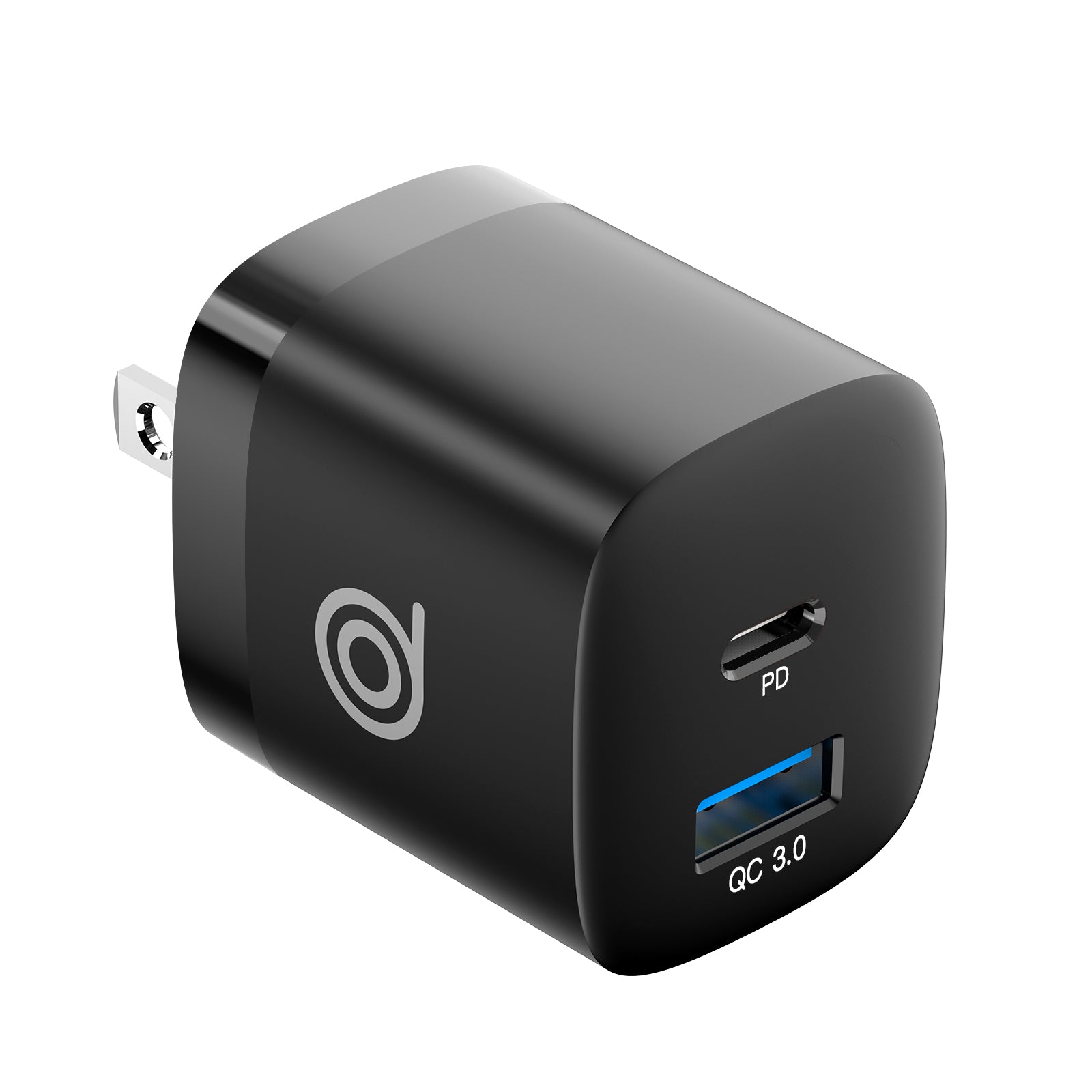 digifon Cheetah3 Super Fast 33W Charger Head USB-C & USB-A Wall Charger- Black